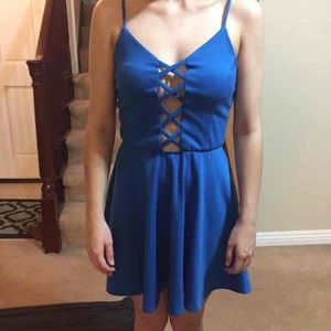 Blue dress